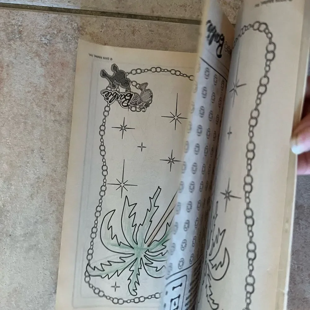 Vintage Barbie coloring book activities 2009